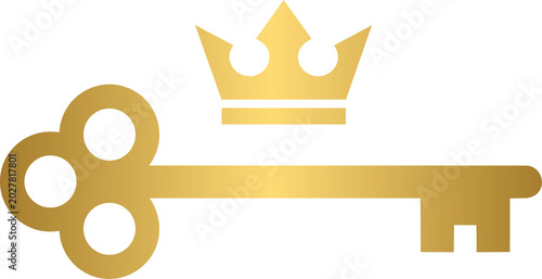 Billede på lærred Premium Gold Elite Access VIP Design Element