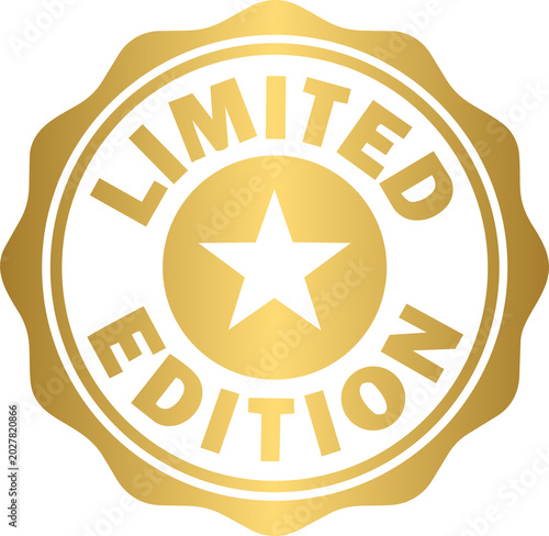 Bild auf Leinwand Premium Luxury Limited Edition Golden Label Badge