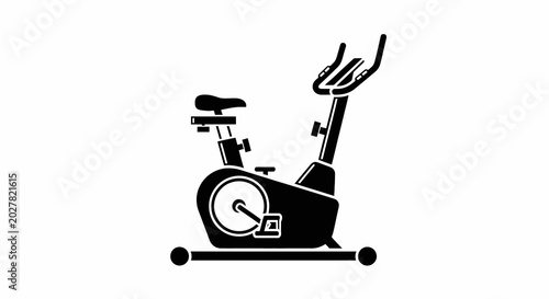 Картината върху платно Stationary Exercise Bike for Fitness.