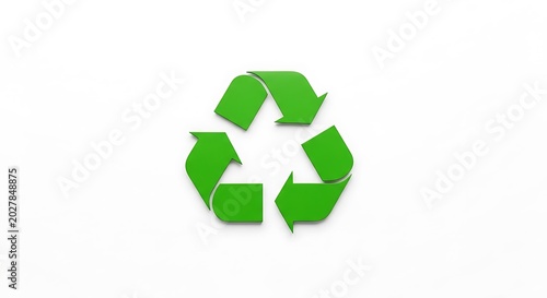 Recycle symbol stands as a clear icon for environmental awareness.