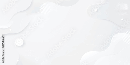 Foto Elegant Abstract Layered Design with Soft Shadows, Fluid Shapes, and Modern Clea