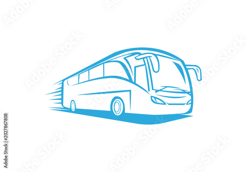 Bus icon PNG, Travel bus logo Transparent  Background design