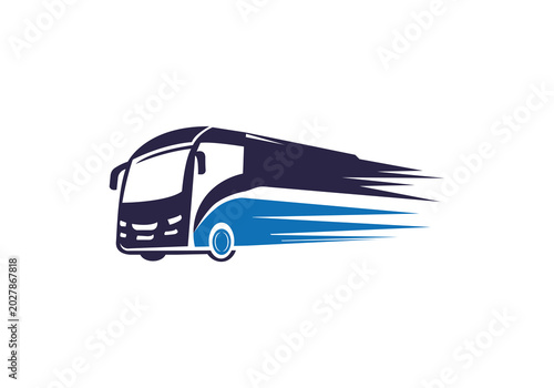 Bus icon PNG, Travel bus logo Transparent  Background design