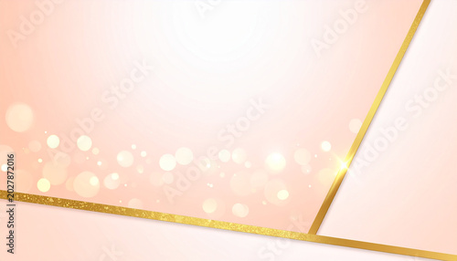 Festive and light pastel soft pink and gold confetti party favors
3