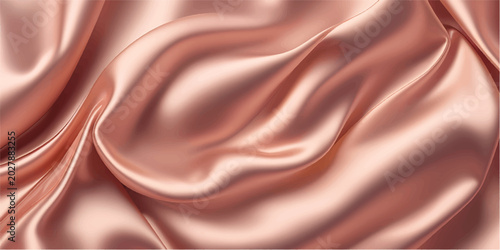 Photos Abstract Rose Gold Draped Fabric Texture Background