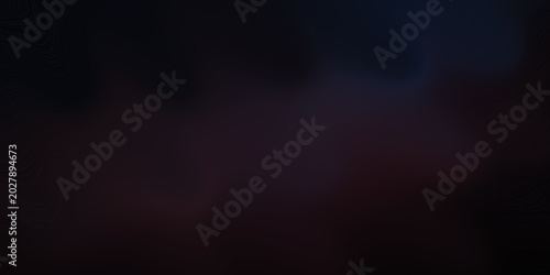 Obraz na plátne Dark mysterious abstract background featuring smooth flowing ripples in deep black and moody indigo tones for modern design projects