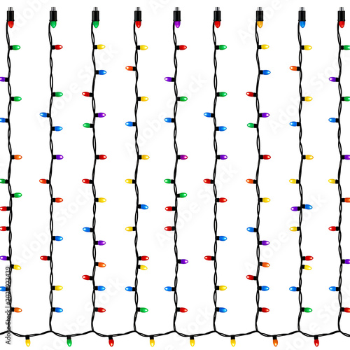 Colorful string lights