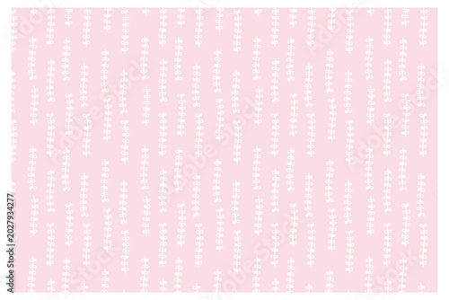 Light pink botanical stripe Scandi pattern