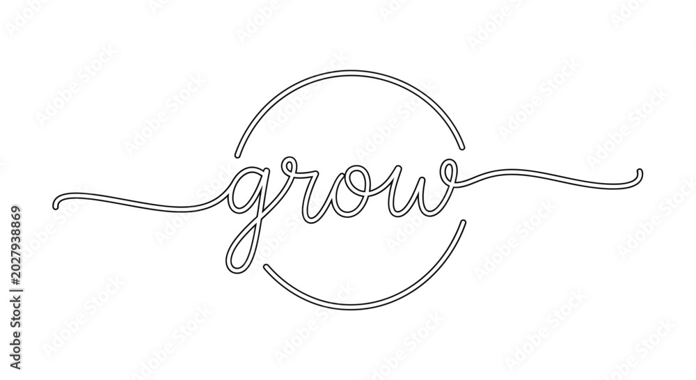 Obraz premium Handwritten word 