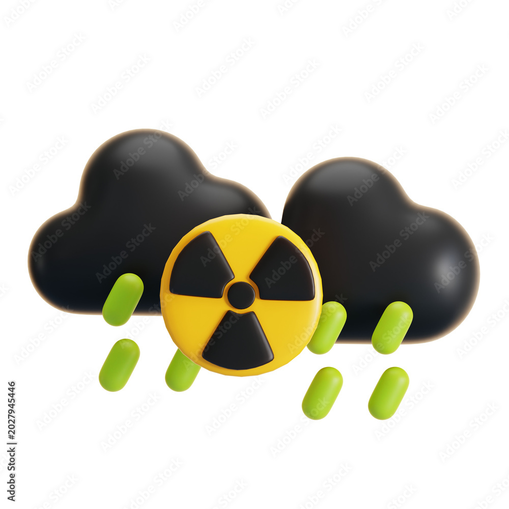 Fototapeta premium Climate change acid rain