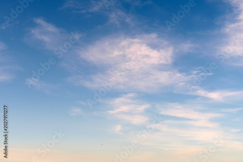 Schilderij op canvas 広い空と静かな海が織りなす開放的な風景
