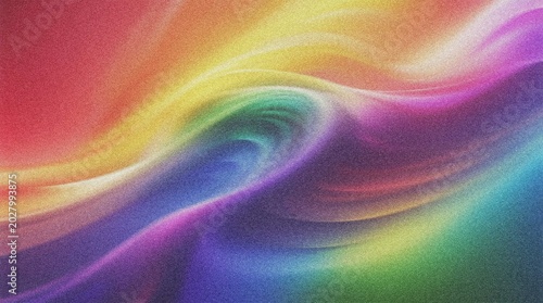 фотографія Vibrant rainbow color spectrum, a dynamic swirl of bright hues