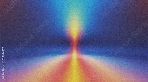 Vibrant abstract gradient background, colorful light spectrum, holographic texture, retro aesthetic, modern digital art, futuristic design element 4K grainy texture Background