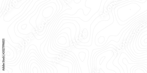 Schilderij op canvas Seamless Geographic Terrain Contour Background with Organic Curved Lines and Elevation Mapping Structure