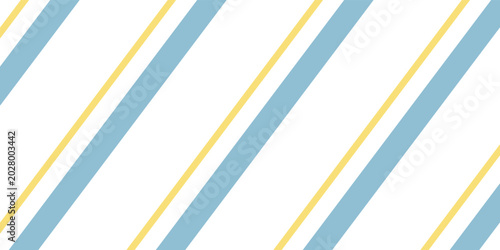 pattern with a yellow and blue diagonal stripe. Pattern for festive packaging