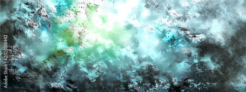 Photos Ethereal nebula luminous cosmic dust, vibrant hues swirling interstellar gas, creating celestial masterpiece