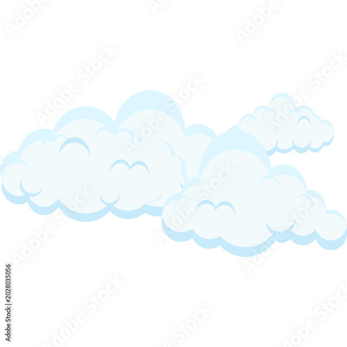 Illustration of a Cartoon Cloud