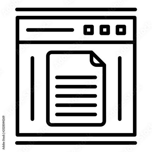 Cuadro en lienzo Immutable Icon