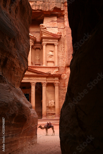 Jordan, Petra, part of Al Khazneh