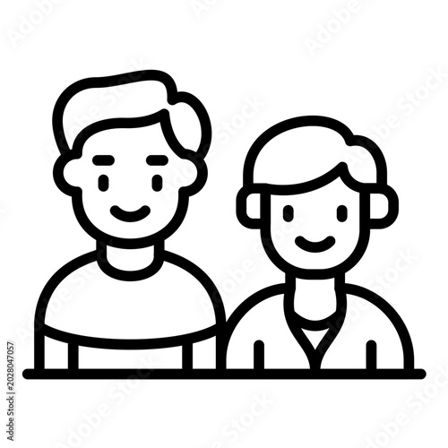 Bilde på lerret Cousins Icon