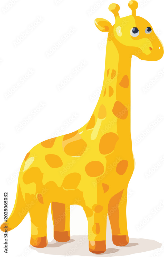 Fototapeta premium giraffe cartoon illustration