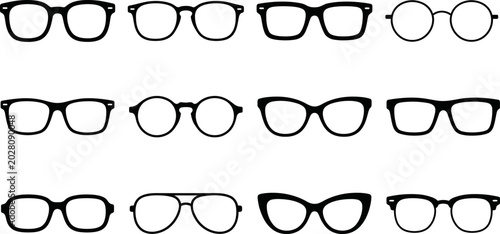 Fotografie Set black spectacles