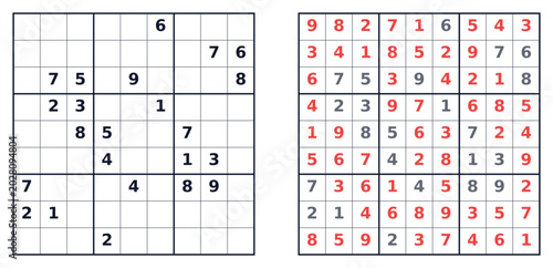 Sudoku Puzzle Solutions: Classic Game Grids