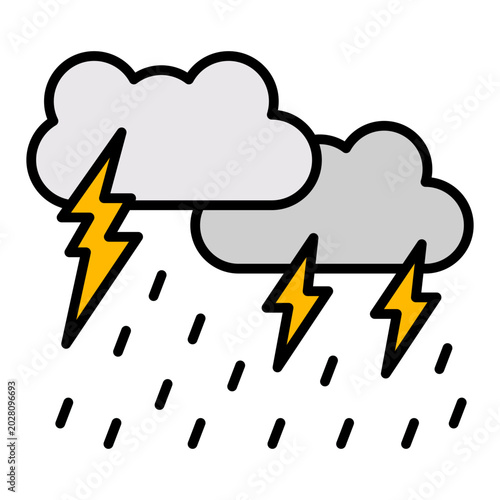 Heavy rain Icon