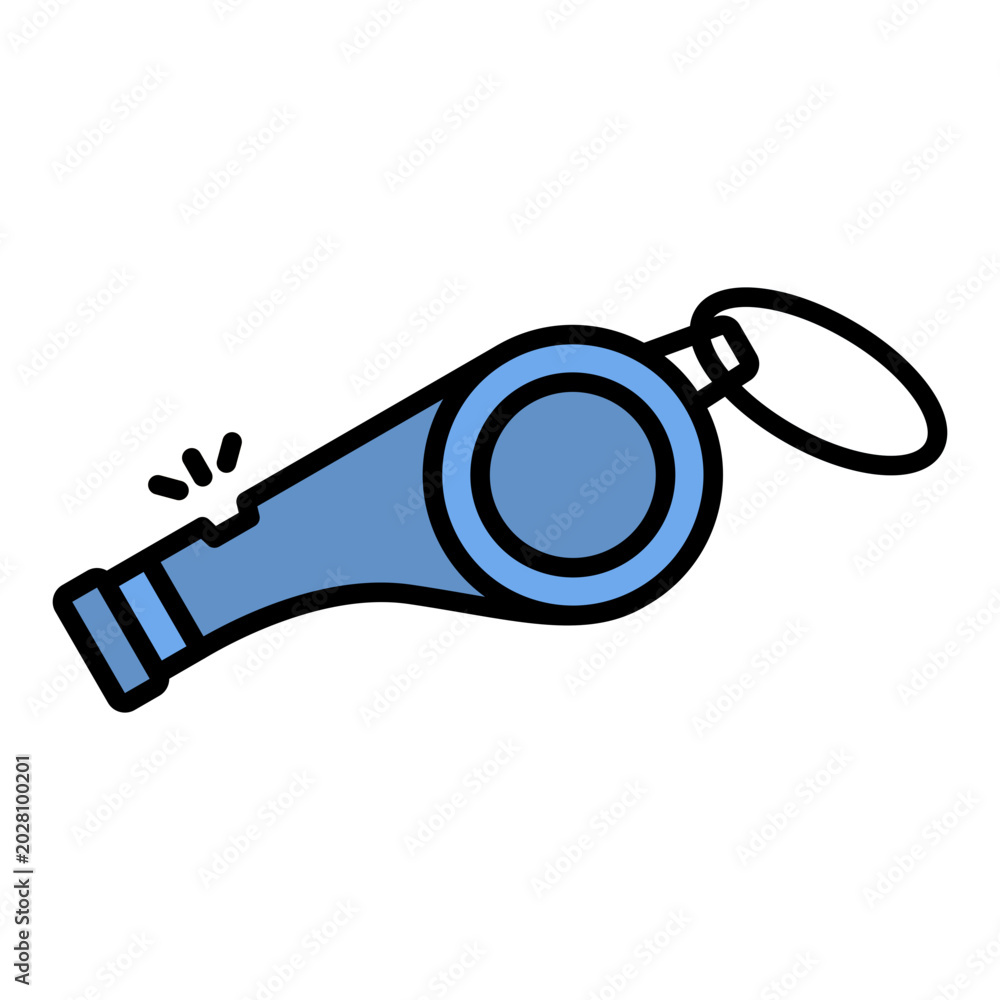 Naklejka premium Whistle Icon