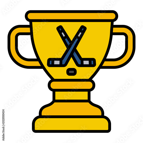 Canvas Print Trophy Icon