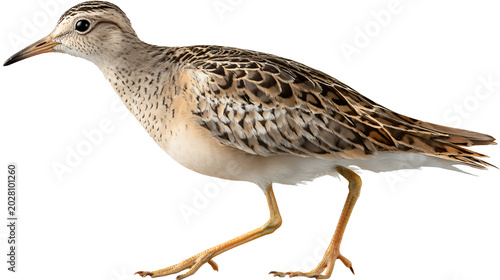 Majestic Upland Sandpiper Bird in Nature