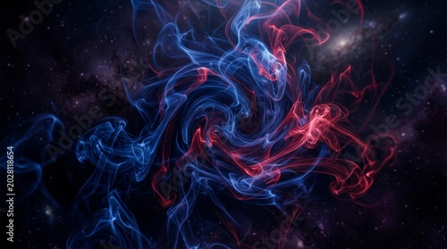 Abstract wallpaper of smoke on dark background