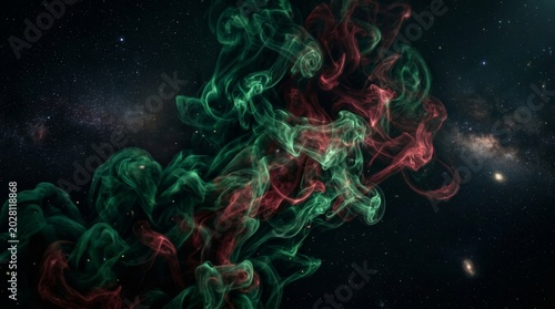 Abstract wallpaper of smoke on dark background