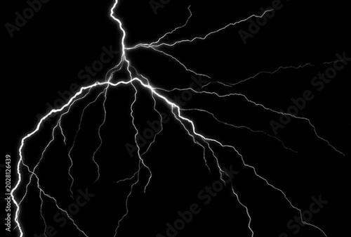 lightning in the sky