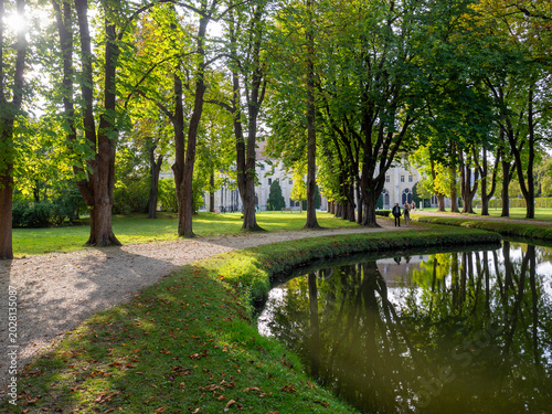Konstfotografi Royaumont Abbey, in Asnières‑sur‑Oise, France,  Gothic Cistercian monastery with