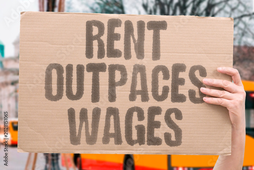 Φωτογραφία "Rent Outpaces Wages" Housing costs rise faster than most incomes