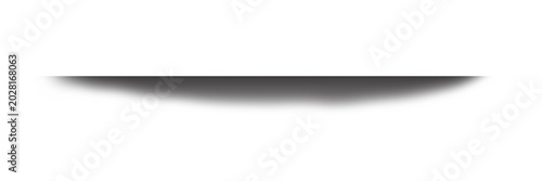 Soft shadow isolated on transparent background