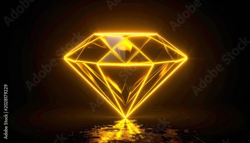 Radiant brilliance, a golden echo, shimmering light, luxurious glow.