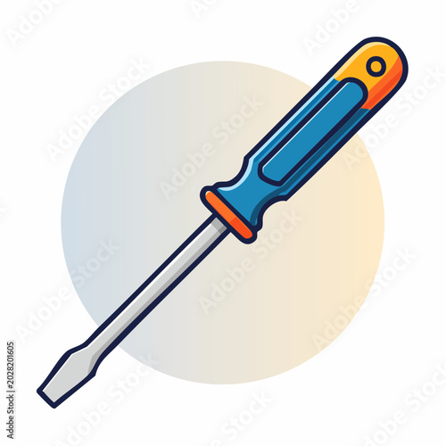 Flathead Screwdriver Illustration