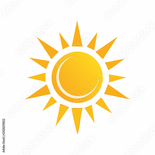 Stylized Sun Icon