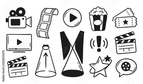 Photos Film and cinema icons