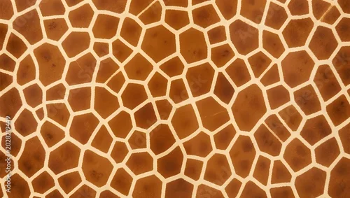 Fototapeta Giraffe reticulate patch pattern