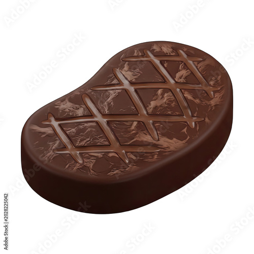 Chocolate Bar Shaped Like a Steak