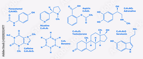 Foto Chemistry icon set