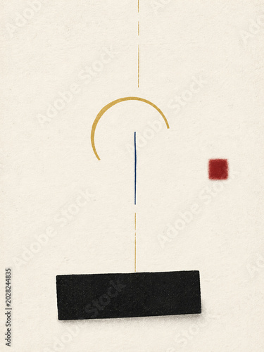 Modern Minimalist Abstract Geometric Art