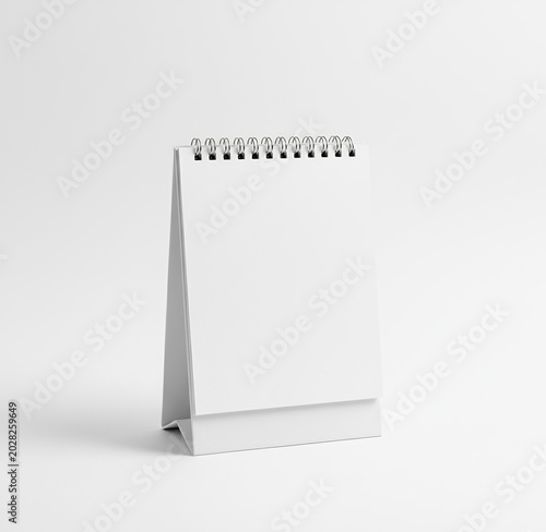the desk calendar mockup
