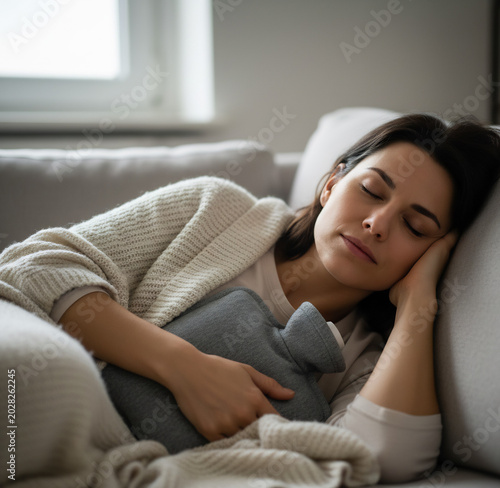 Women menstruating