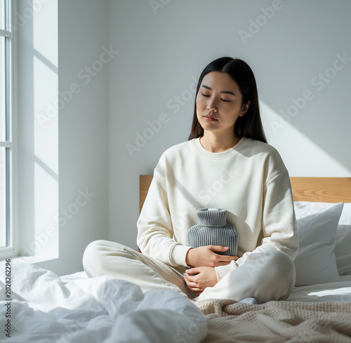 Women menstruating