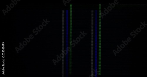 Horizontal Displacement Screen Damage with RGB Shift