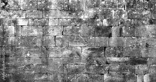 Canvas Print Weathered Stone Wall Texture Background